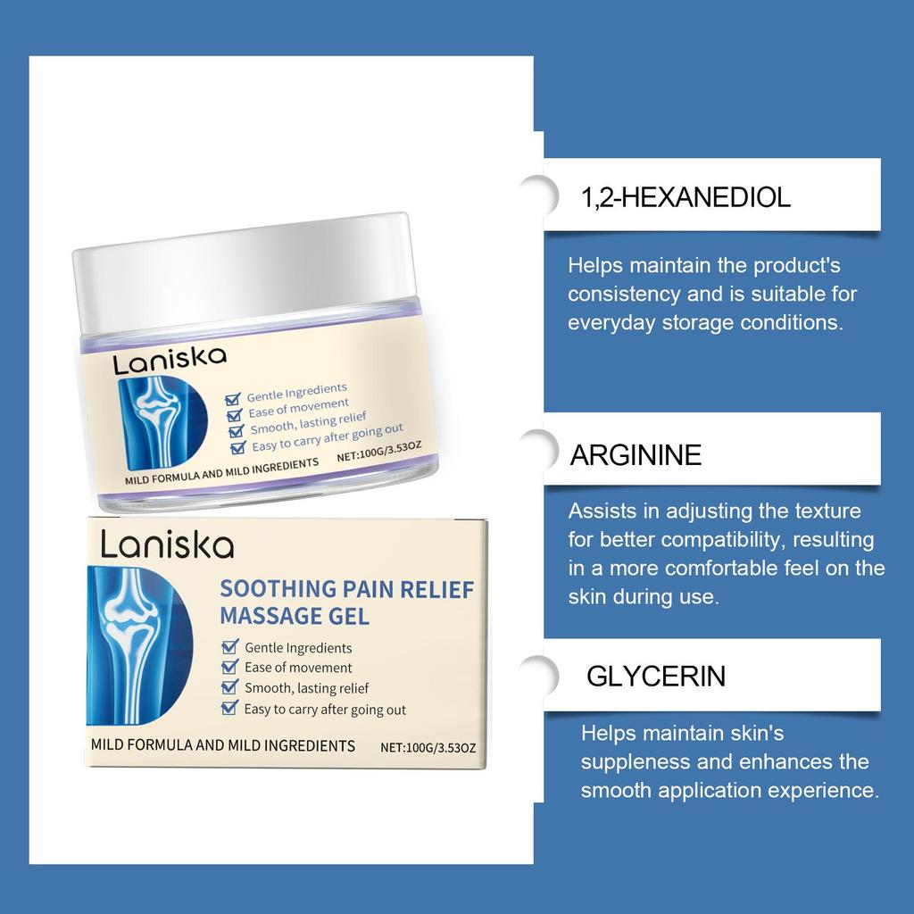 Joint Care Gel for Knee & Body, Daily Joint Support, External Massage & Skin Care