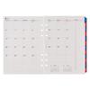 Nolty Baindex Planner April A5 Monthly Calendar with AD056 Refill, 2026, Start, Size, Index,