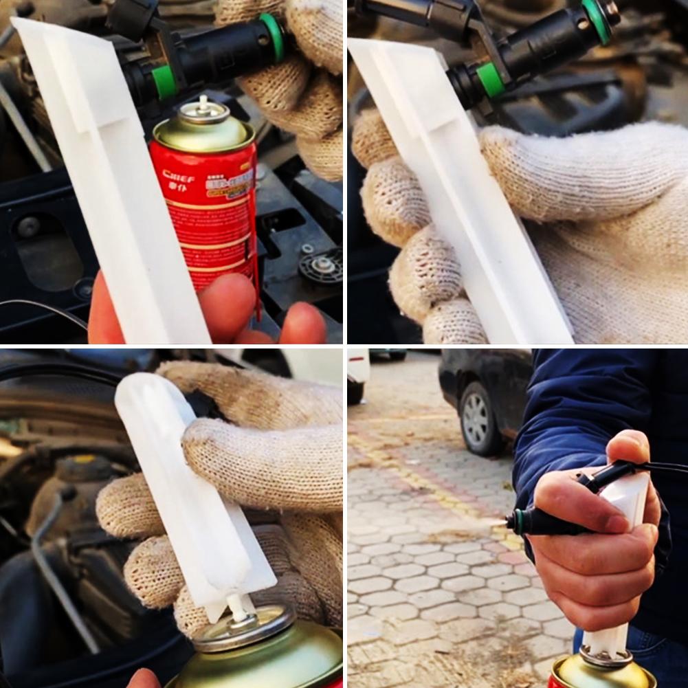 Car Fuel Injector Flush Cleaner Jet Nozzle Cleaning Tool DIY Wash Kit for Auto Car Vehicles Cleaning Accessories Spray Universal