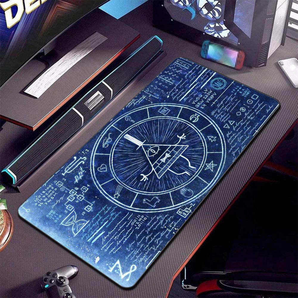 XXL Padding Desk Protector Long Mousepad Bill Cipher Anime Mouse Pad Gravity Fall Mouse Pads Company Table Pads Carpet Desk Mat
