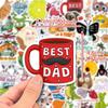 50 Stickers Cartoon Mix And Match Personality Cute Wind Independent Diy Decorative Stickers Repeated Stickers Waterproof