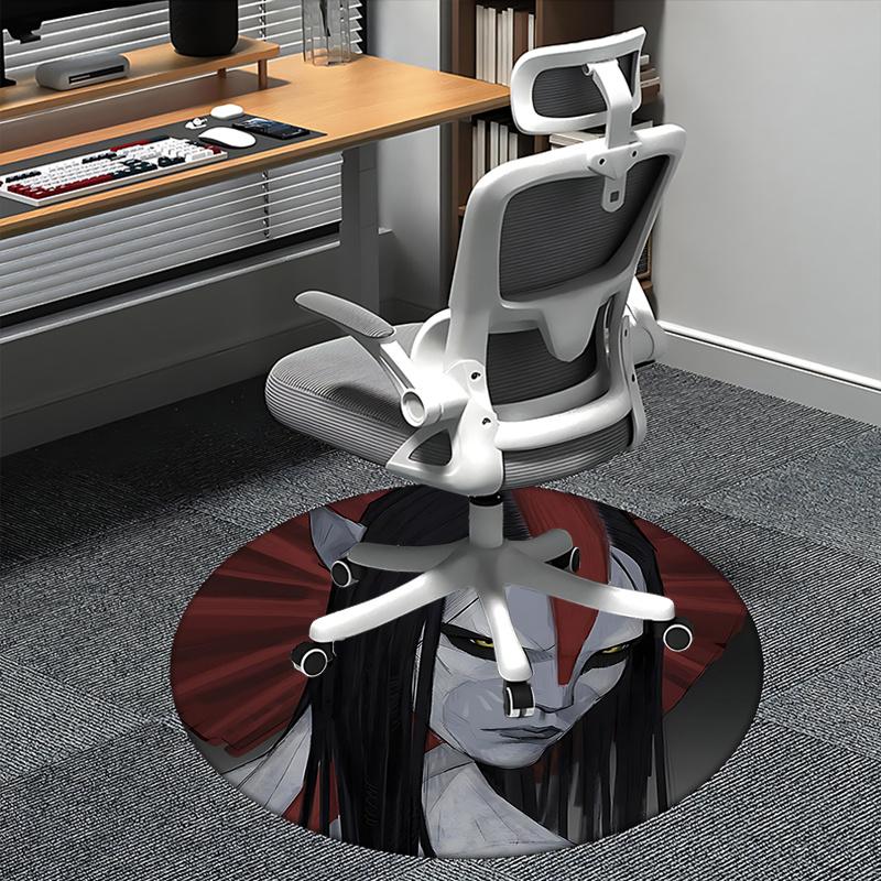 

Fantasy Character Round Chair Mat Fantasy Design Round Carpet for Home Decor, Office Use, Gift Idea for Any Room0160b 80cm by 80cm