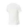 Li-Ning Fitness Series Round Neck Knitted Solid Color Short Sleeve T-Shirt Women Tops Off-White ATSV130-1