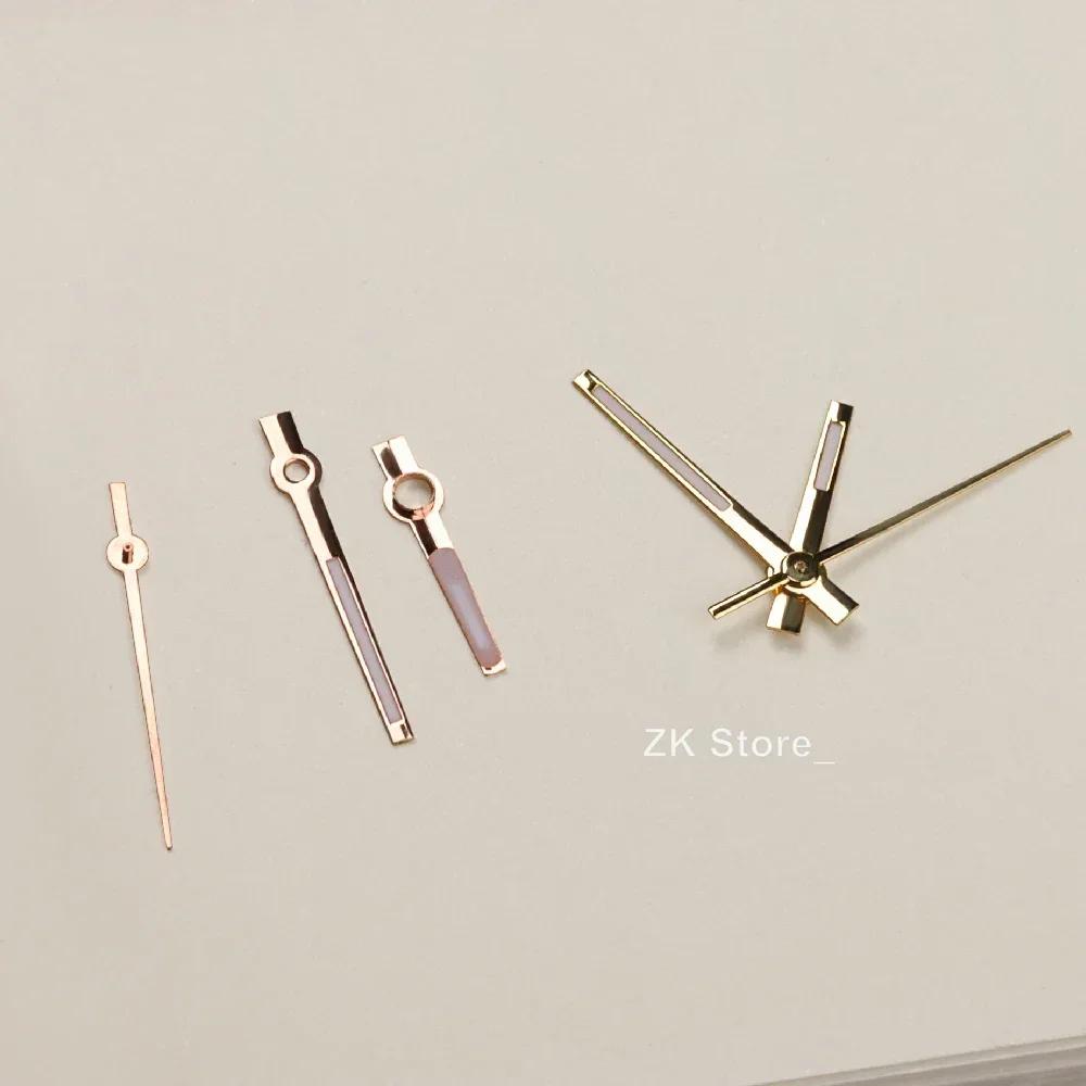 Silver Needle for NH35 NH36 Watch Aiguille Hands C3 Super Lume Pointer Baton Style Datejust Hand Polished for Automatic Movement