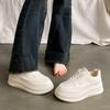 New Spring and Autumn Small Thick-soled Heightening Board Shoes Muffin Sneakers