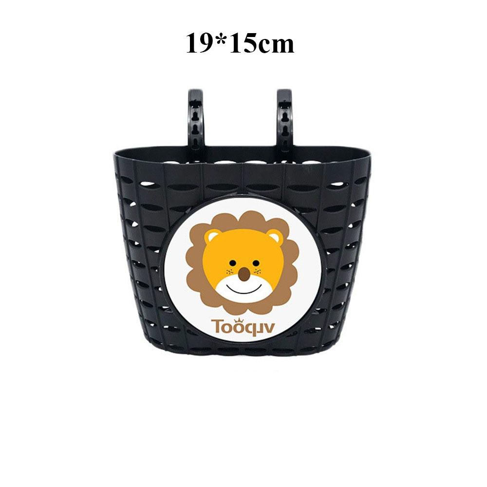Plastic Bicycle Storage Cartoon Patten Scooter Handlebar Basket  Bike Accessories