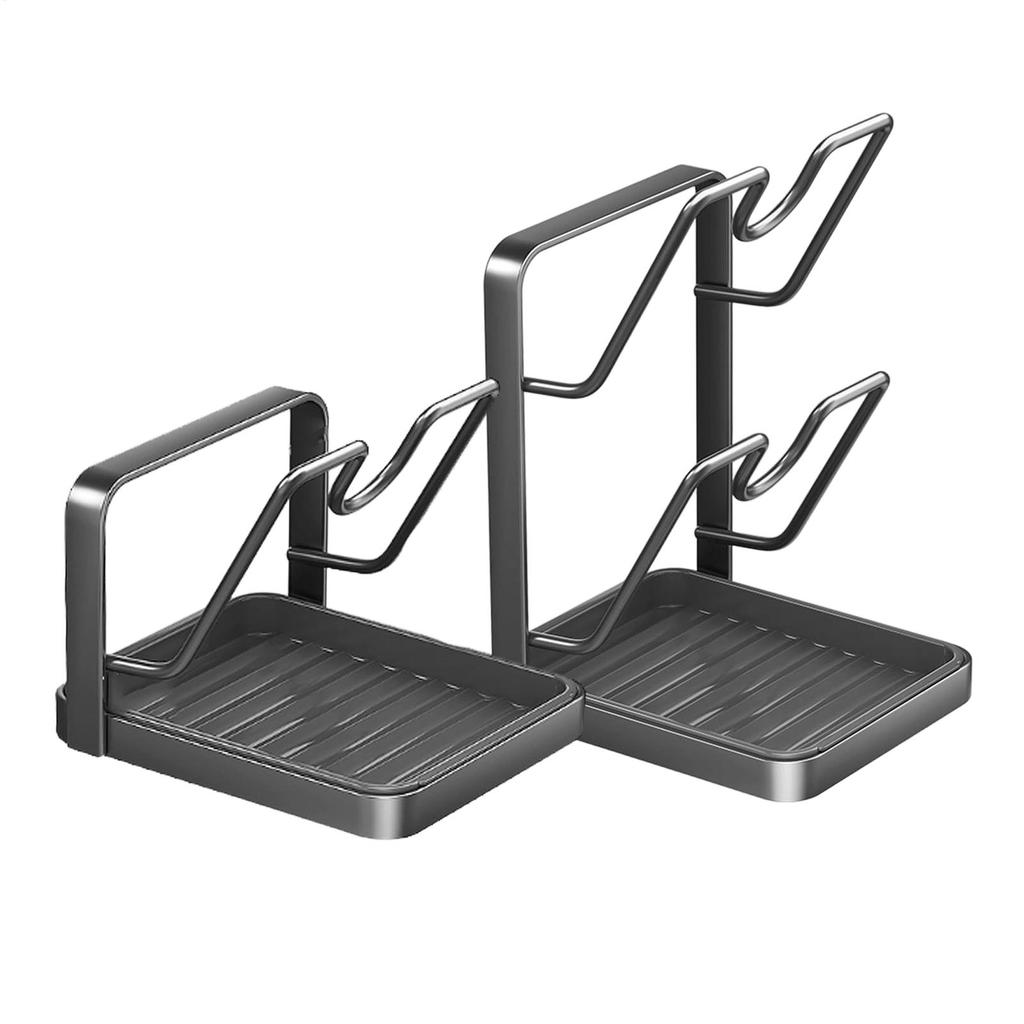 Adjustable chopping board Pot Lid Holder Carbon steel Practicality Drain Durable Home Countertop Shelf Kitchen Shelf