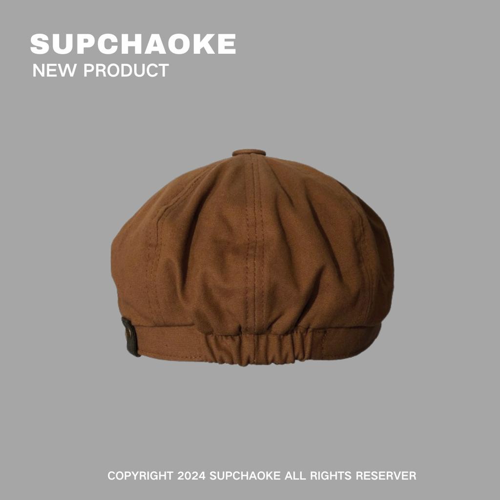 Men's and women's versatile British-style newsboy caps, octagonal hats, trendy baseball caps, and painter's berets