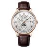 Watches Mens Top Brand Luxury Watch Calendar with Leather Band Fashion Business Quartz Wristwatch Casual Clock