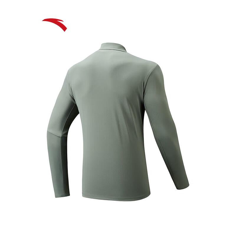 ANTA Men s Half-Zip Moisture-Wicking Long-Sleeve Training Top 180/XL