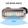 Waterproof 27LED & 42LED Stainless Steel Yacht & Diving Underwater Lights, 10-30V High Brightness Boat Lights