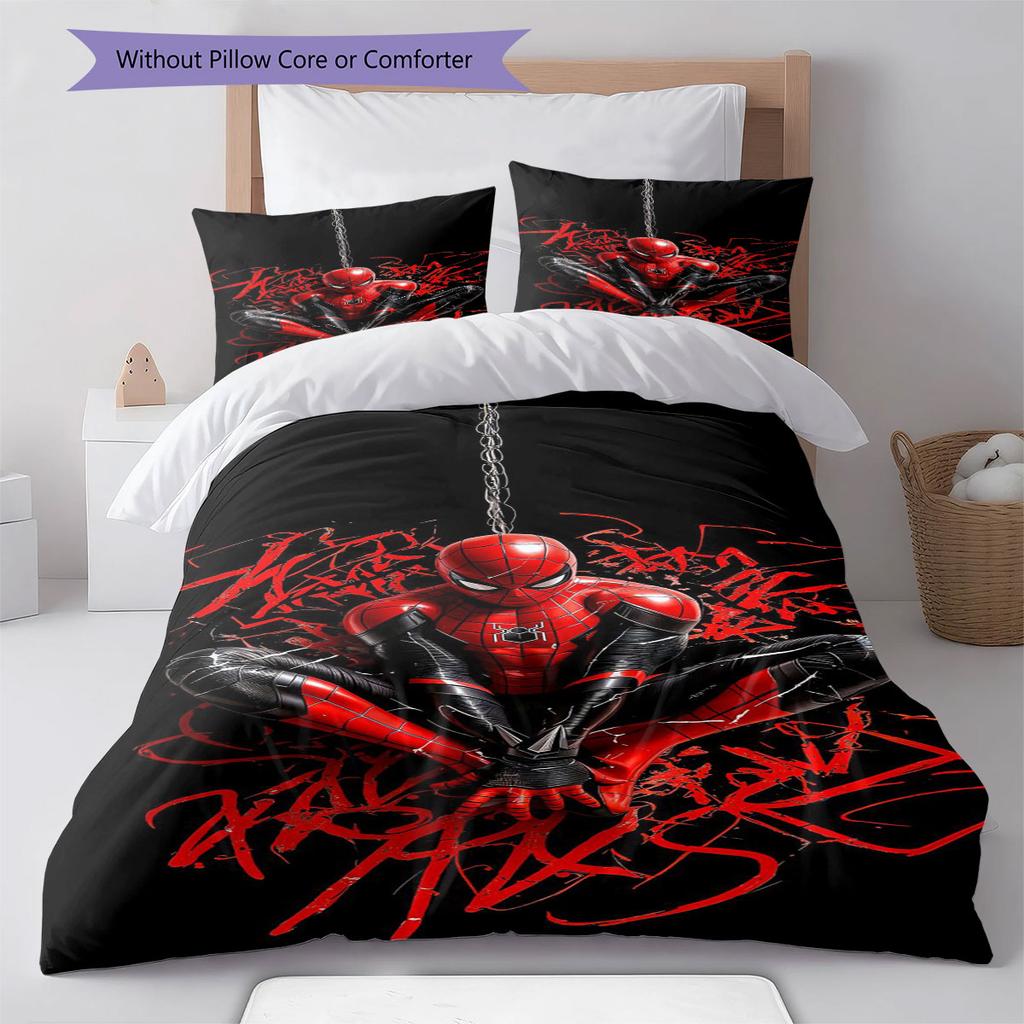 Dark and Edgy Spider-Man Bedding Set – The Perfect Choice To Decorate Your Bedroom and Enhance Your Home Life.