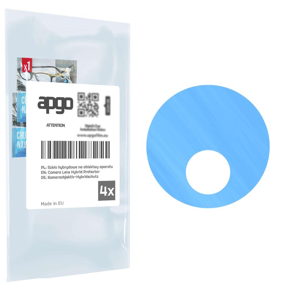 apgo 4x Lens Protector Kamera Beskyttende Hybrid Glass for Motorola Moto E5 Play Go, Kamerabeskyttelse, 9H kameralinse Kameralinsebeskytter