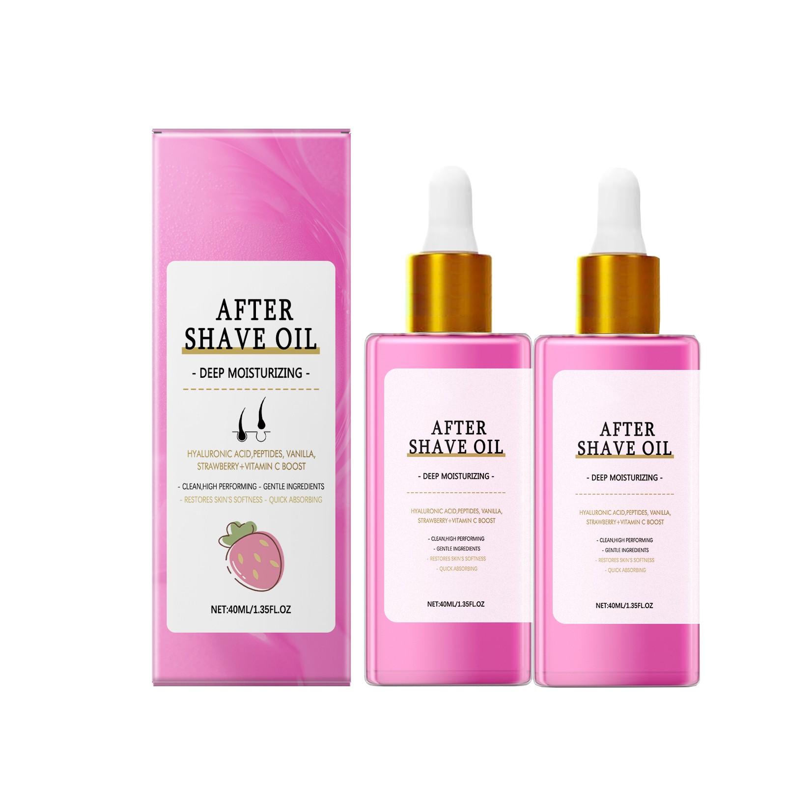 

Масло после бритья с ароматом клубники Мягко увлажняет, смягчает и ухаживает за кожей 40 мл One Size