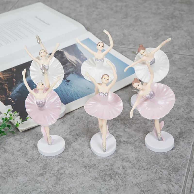 3 Stück Ballettmädchen Kuchen Tanzende Geburtstagsdeko Baby Mädchen Gastgeschenk Happy Birthday Deko