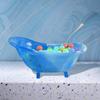 3Pcs Jar Resin Molds Silicone,Pudding Jar Resin Molds with Lid,Bathtub Storage Box Mold for Trinkets,Rings Organizer