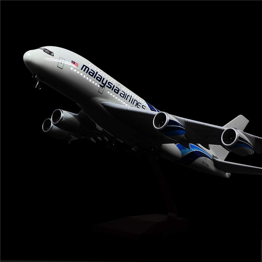 46CM 1:Scară 160 a380 Aviație Malaysia Airlines Model Miniatură Avion Plan Metal Scară Avion Articole Decor Acasă