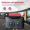 3-Kanal-Dashcam fürs Auto, Videorecorder, Full HD 1080P, Infrarot-Nachtsicht, DVR, Parkmonitor, G-Sensor, Auto-Blackbox, Dashcam