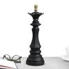 Resin Chess Piece Decor Chess Piece Figurine Chess Statue Tabletop Ornaments King Queen Chess Resin Craft Desk Decor Collectible