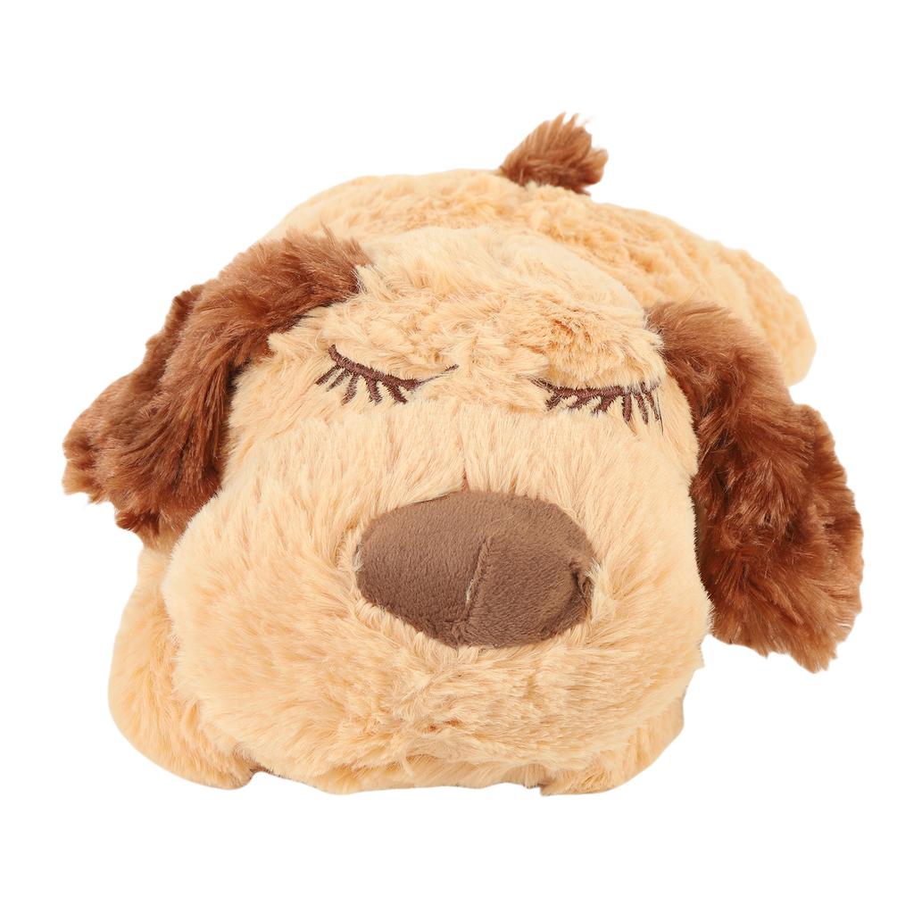 Heartbeat Puppy Toys Interactive Stuffed Animal Heartbeat Plush Toy for Pet Behavioral Sleep Calming Aid