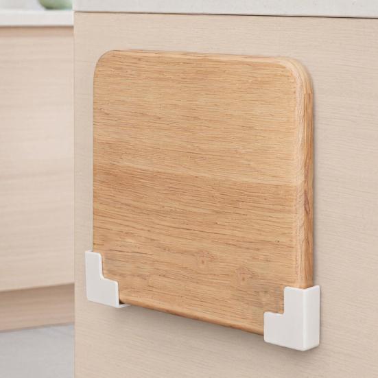 Jijijing Weight Scale Storage Rack, Wall-Mounted Space-Saving Organizer, Adjustable Self Adhesive Bracket, for Bathroom Gym Closet Laundry
