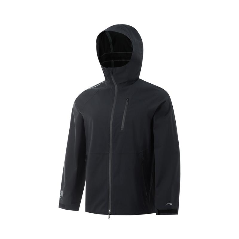Li-Ning Men s Lightweight Hooded Down Jacket Black AEMU049-2 3XL