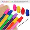 Ciieeo 120Pcs Cap Erasers for Pencils Toppers Erasers Mixed Color Pencil Top Erasers Stationery Supplies for and Teachers