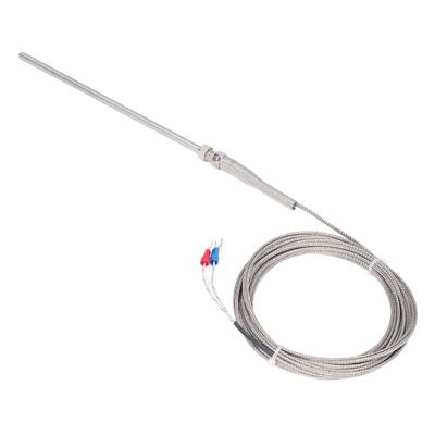 Thermoelement K Typ 150mm Sonde 0°C bis 600℃ Schnelle Reaktion 5 Meter Länge Temperatursensor Thermo