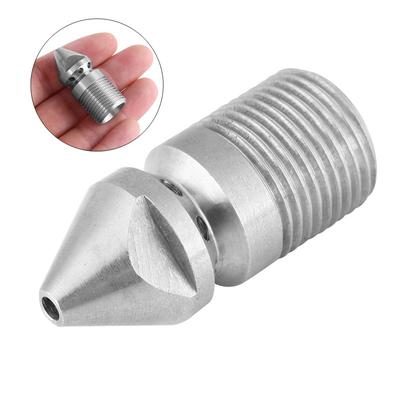 Stainless Steel SS304 Pressure Sewer Cleaning Pipe Drain Jetter Nozzle 3/8BSP Male Thread