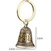 Six-Syllable Mantra Bell Keychain, Stylish Six-Syllable Engraved Bell Keychain For Cars, Bags, Keychains, Party Gifts