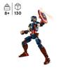 LEGO® Marvel 76258 La Figurine de Captain America avec Bouclier, Jouet et Décoration Avengers
