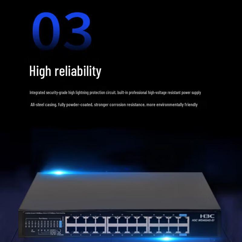 H3C MS4024S-EI 24-Port Gigabit Unmanaged Ethernet Switch