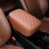 Car Interior Accessories Centre Console Armrest Box Pad & Protective Cover Black Leather Material for Kia Sportage NQ5 2023-2025