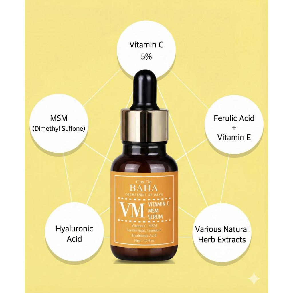 [Cos De BAHA] VM Vitamin C MSM Serum 30ml