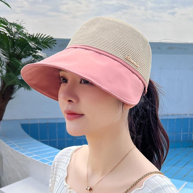 Bucket Hat Women Windproof Summer Beach Sunshade Sunscreen Breathable Eaves Fashion Sun Hat Travel Versatile Tide