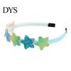 Kinder Haaraccessoire Meisjes Hoofdband met Gladde Tandkam Anti-slip Ontwerp Regenboog Kleurverloop Hartjes Sterren Decoratie Hoepel Anti-slip Hoofdband