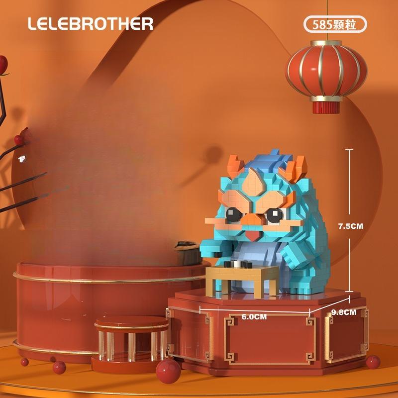 Tiny Particle Building Blocks Dragon, Trendy Children'S Educational Assembly Toys, Gifts And Ornaments.