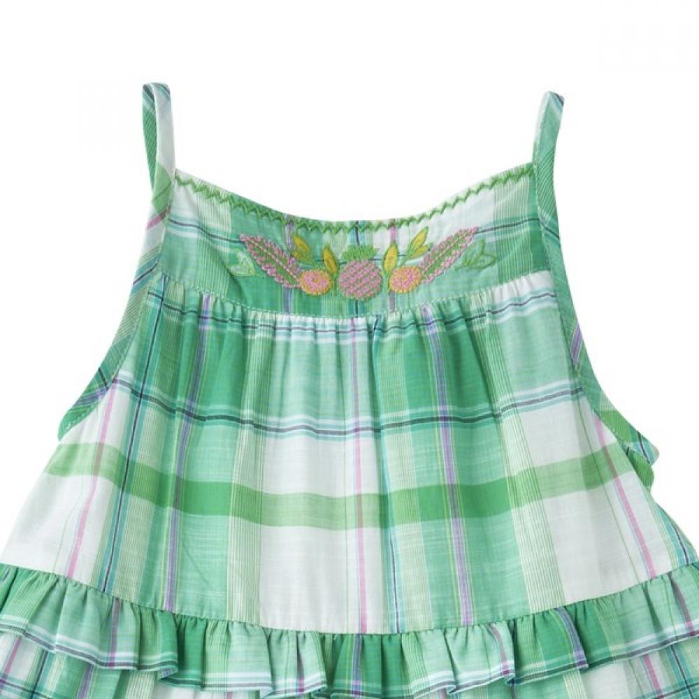 Bonton Sleeveless Check Dress 7617t 400 14