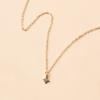 Diamond Clavicle Chain Jewelry Simple Versatile Alloy Flower Necklace Women's Pendant Sweater Chain