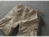 Men's American Retro Workwear Five-Point Shorts: Summer Comfort, Loose Fit, Multi-Pocket, Mid-Length