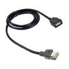120CM Length 4Pin Female Adapter Car USB Adapter 12V Voltage