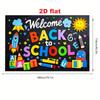 Back To School Photo Booth Backdrop, Chalkboard Classroom Welcome Decor