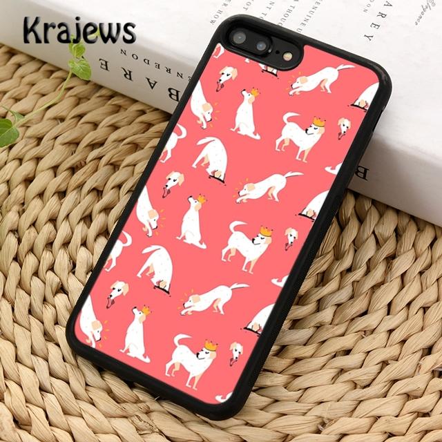 Krajews Cartoon Golden Retriever Dog Phone Case Cover For iPhone 14 5 SE 6s 7 8 Plus XR XS 11 12 13 Pro Max Samsung S21 S22 Plus