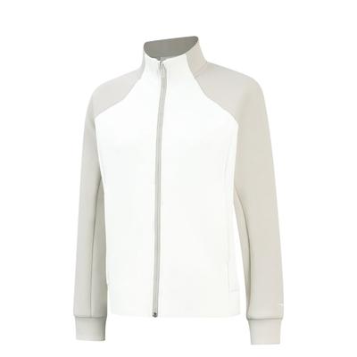 Group Purchase Series Stand Collar Zipper Comfortable Color Block Versatile Casual Simple Sports Hoodie Women Hoodie AWDVA84-4