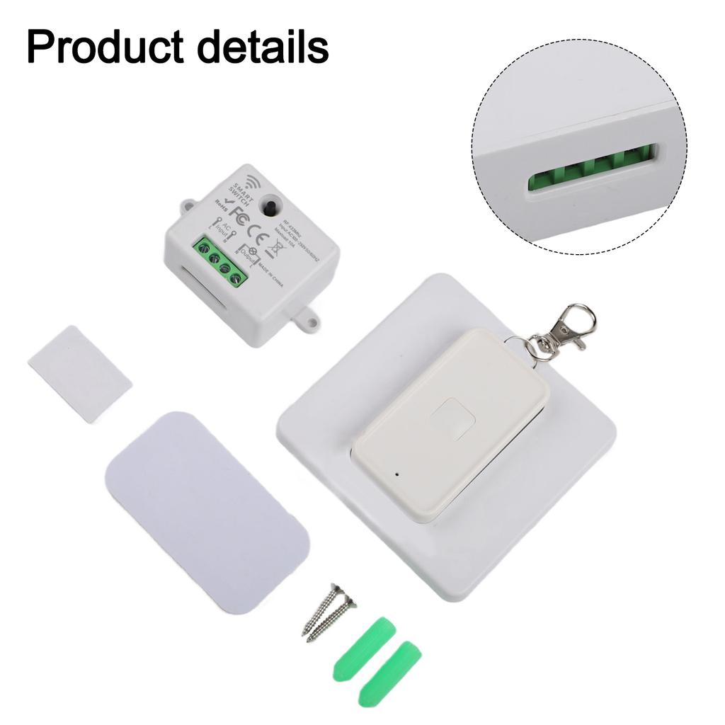 1pc RF433 Wireless Light Switch 433MHz Wireless Magnetic Switch For Control Fans Power Outlets Home Appliances