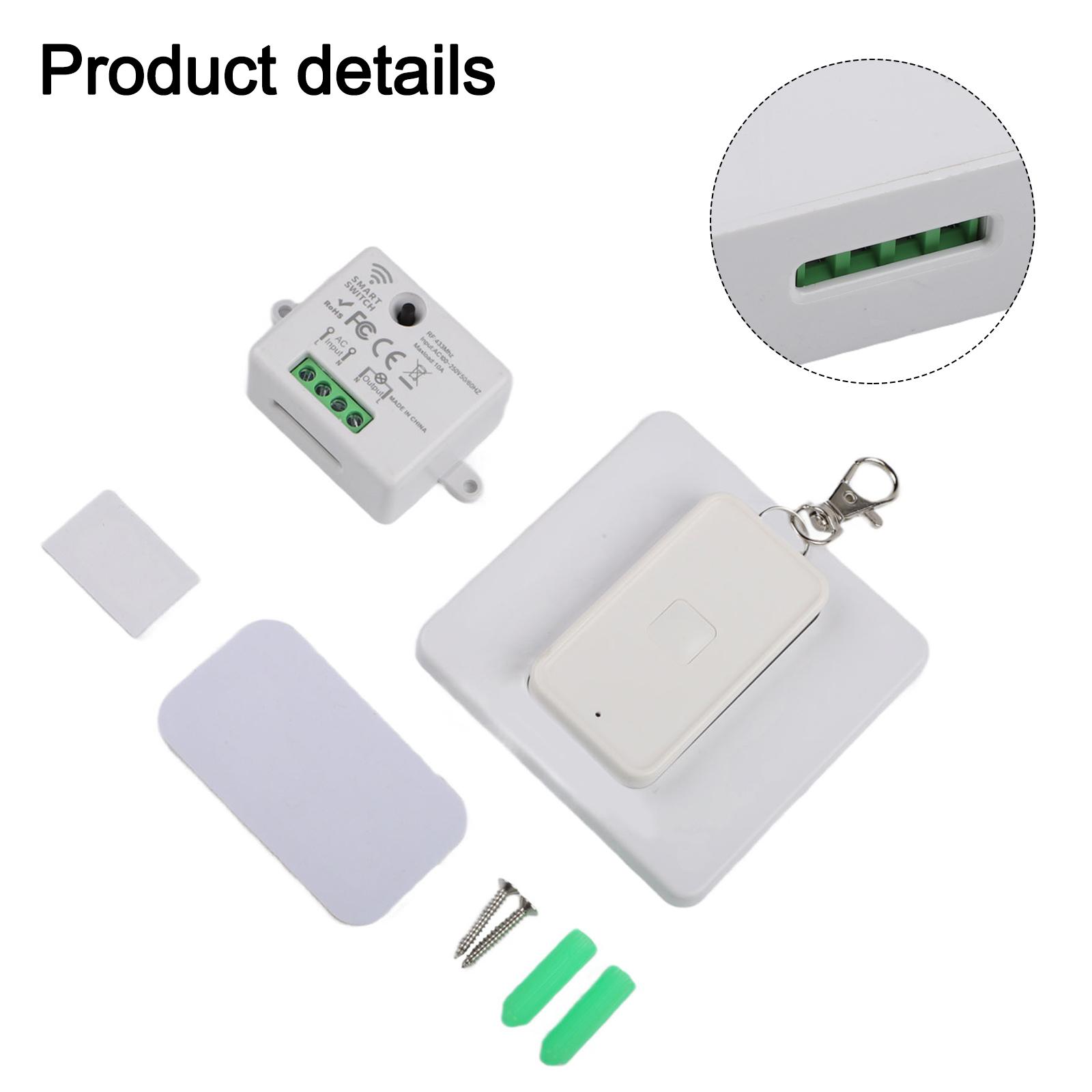 

1pc RF433 Wireless Light Switch 433MHz Wireless Magnetic Switch For Control Fans Power Outlets Home Appliances China Mainland