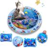 Covoraș de joacă cu apă senzorială pentru pisici cu pește Pat gonflabil de apă îngroșat pentru câini Joacă pentru animale de companie Jucărie senzorială cu apă pentru joacă pentru animale de companie Distracție interactivă