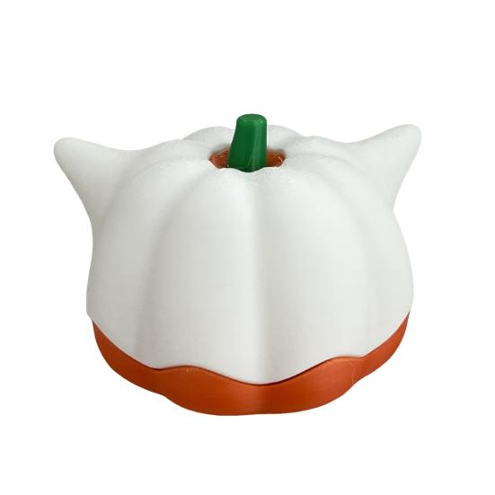 Halloweenská soška ducha dýně 3D tištěná kreslená figurka dýňového elfa socha domácí kancelář stolní dekorace ozdoba