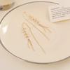 Wheat Ear Tassel Earrings 2024: Versatile, Exquisite Design for Larger Faces