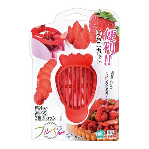 Shimomura Kogyo Made In Japan Full Veggie Strawberry Cutter FV-612, Made In Tsubame-Sanjo, Niigata